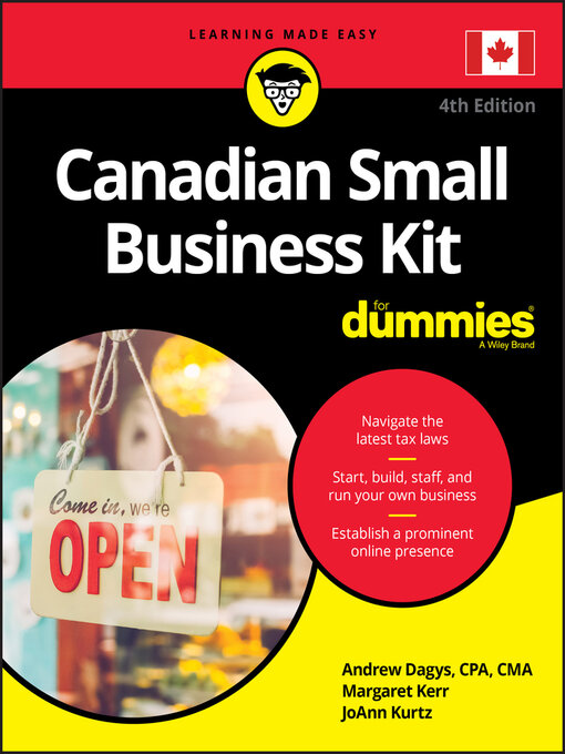 Title details for Canadian Small Business Kit For Dummies by Andrew Dagys - Available